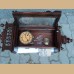 orologio a pendolo in noce con suoneria restaurato con lettere di riferimento OP